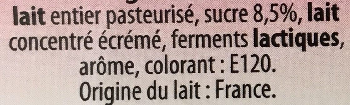 Malo Yaourt au Lait Entier Saveur Grenadine packshot