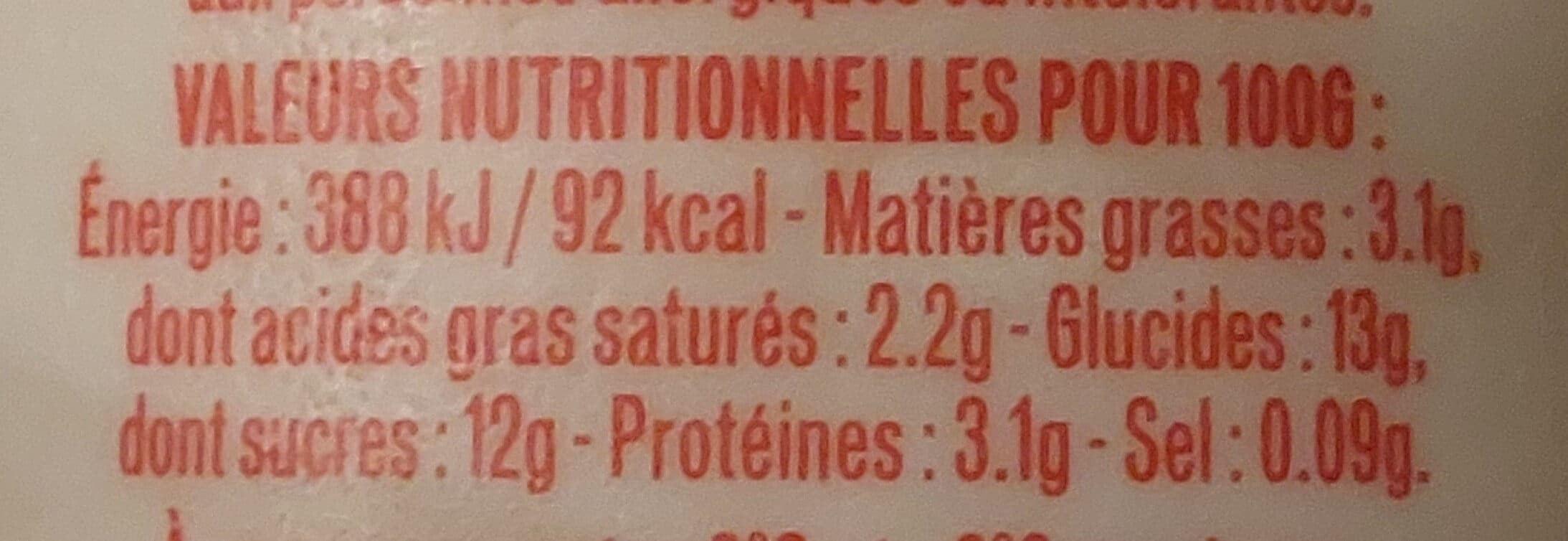 Malo Yaourt au lait entier saveur framboises packshot