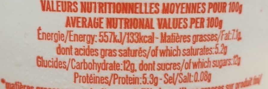 Malo Fromage frais sucré 40%* *Matières grasses sur extrait sec soit 7% de matières grasses sur produit fini. packshot