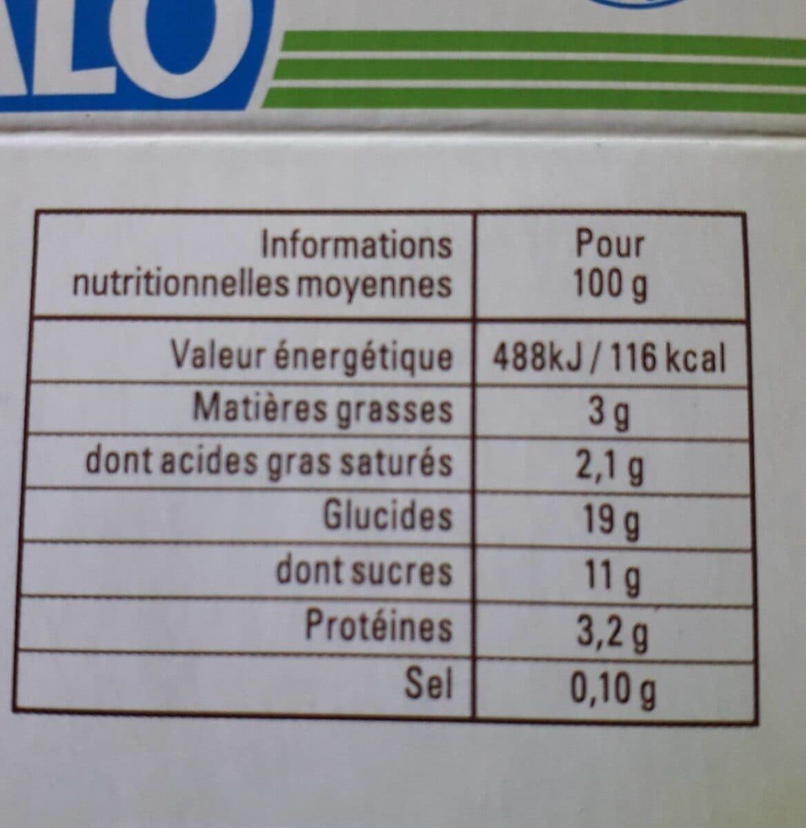 Malo Riz au lait nature bio packshot