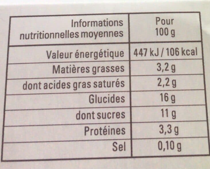 Malo Semoule au lait nature bio packshot
