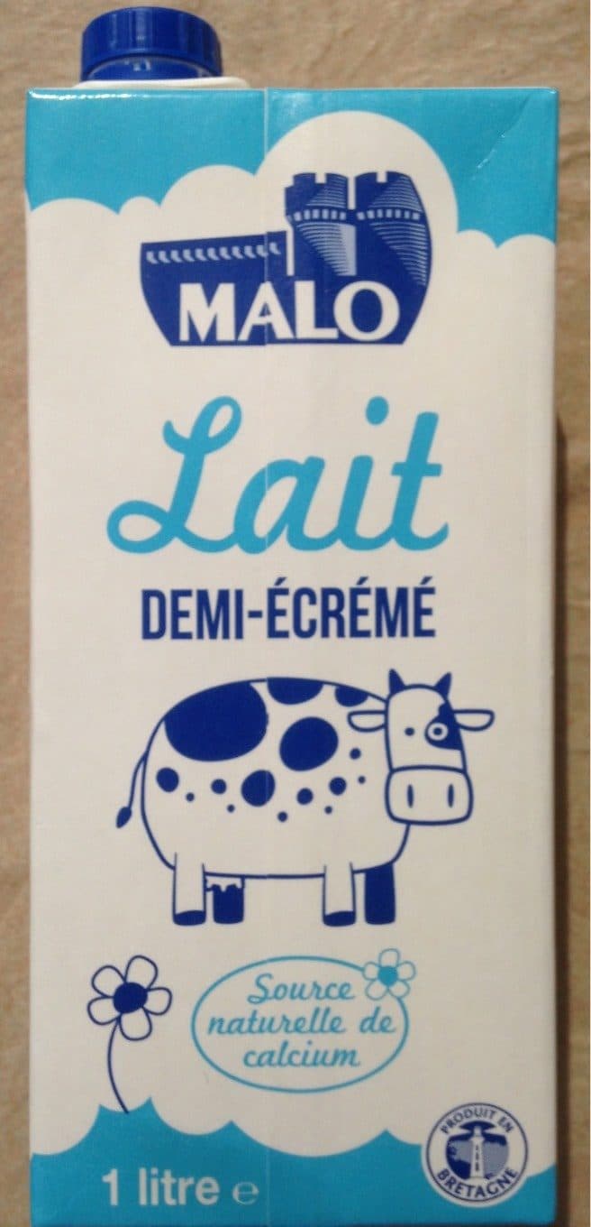 Malo Lait Demi-écrémé packshot