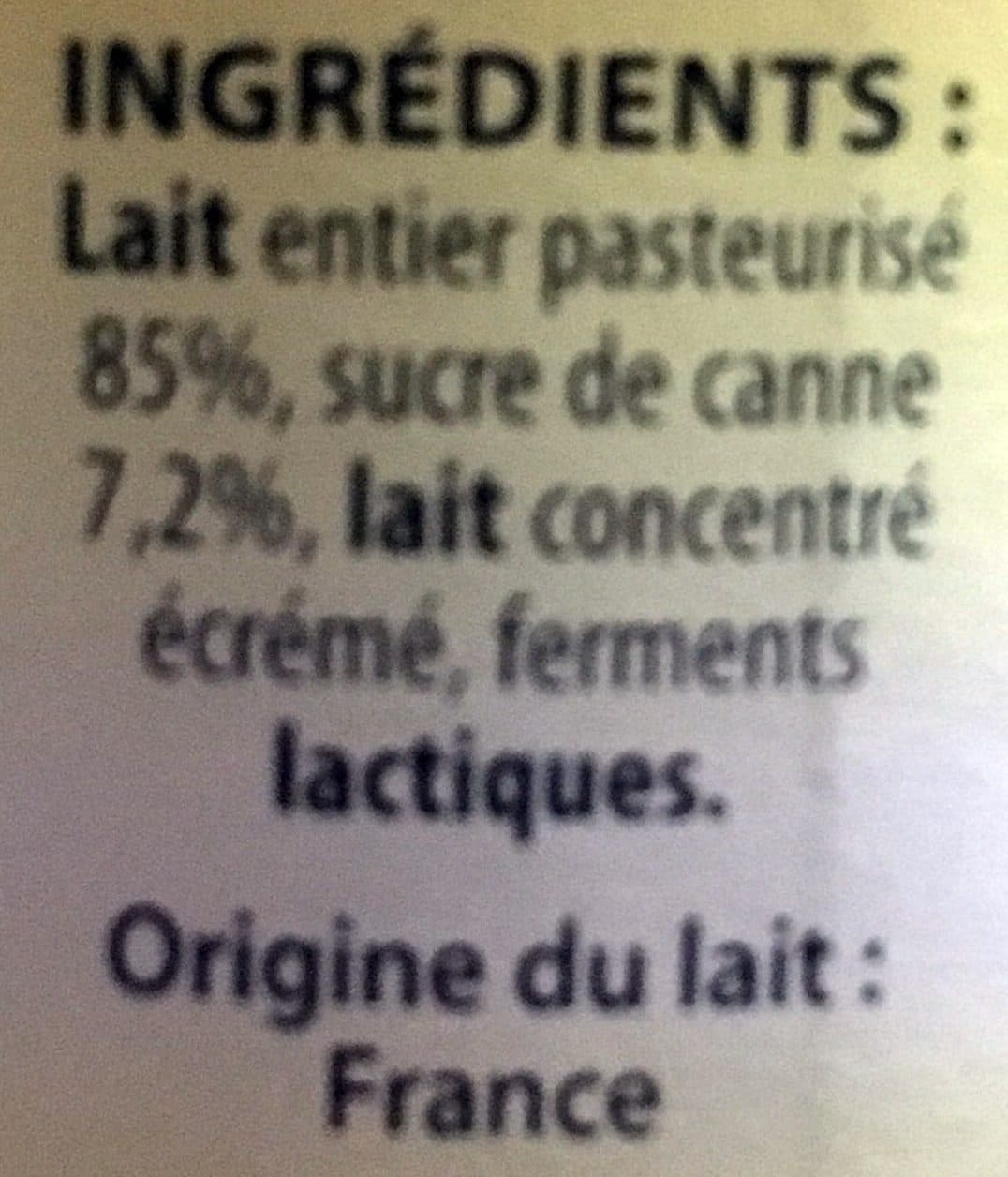 Malo Yaourt Sucre de Canne packshot