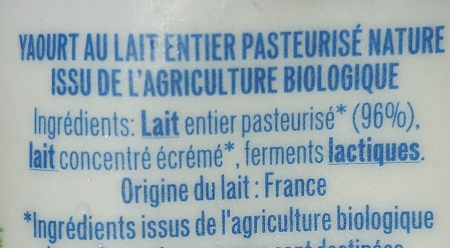 Malo Yaourt Nature BIO packshot