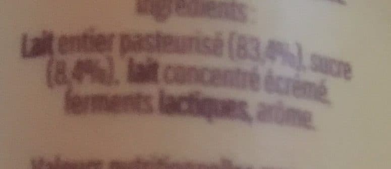 Haut Vallon Yaourts Saveur Vanille au Lait Entier packshot