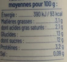Haut Vallon Yaourts Saveur Vanille au Lait Entier packshot