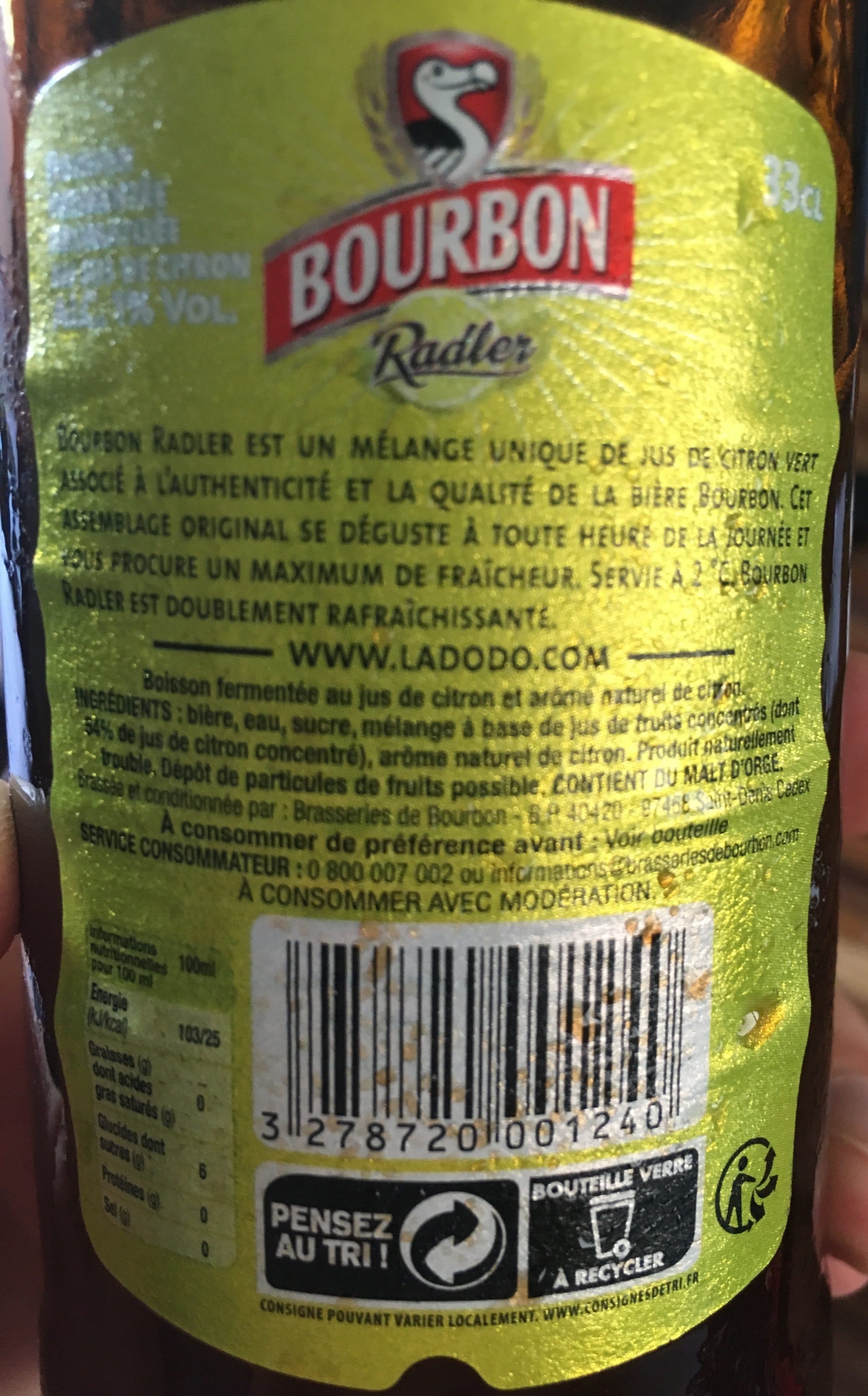 Bourbon Radler packshot