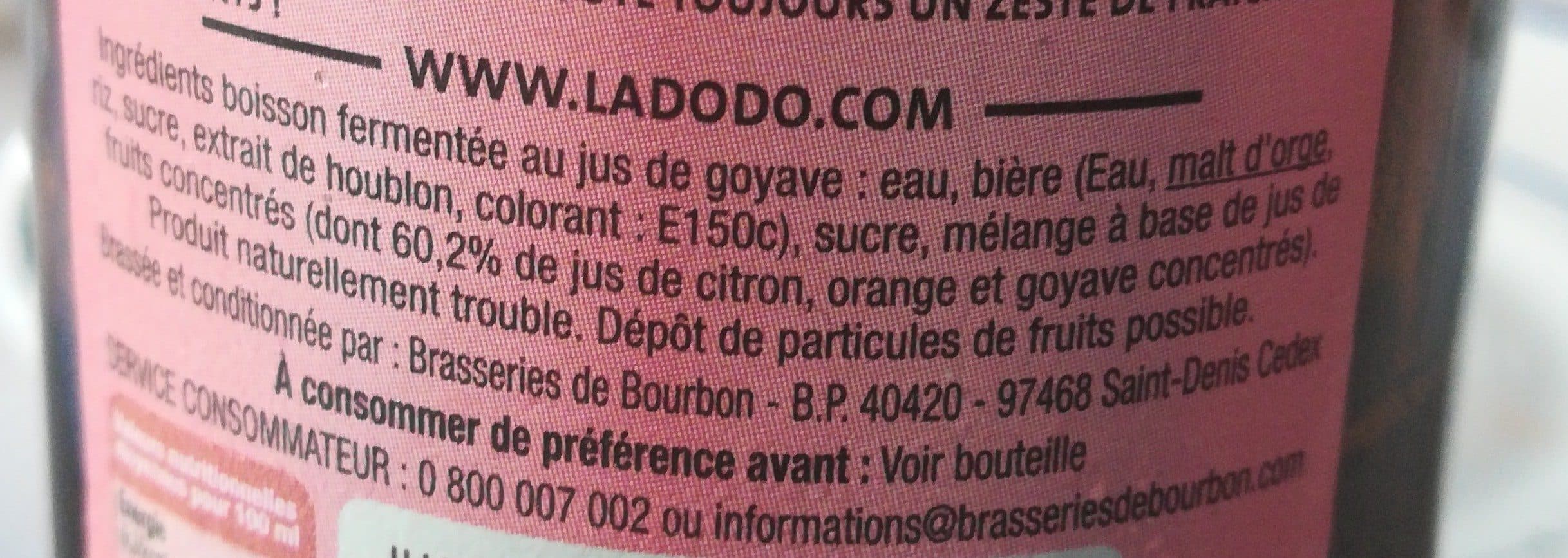 Bourbon Radler « Goyave » packshot