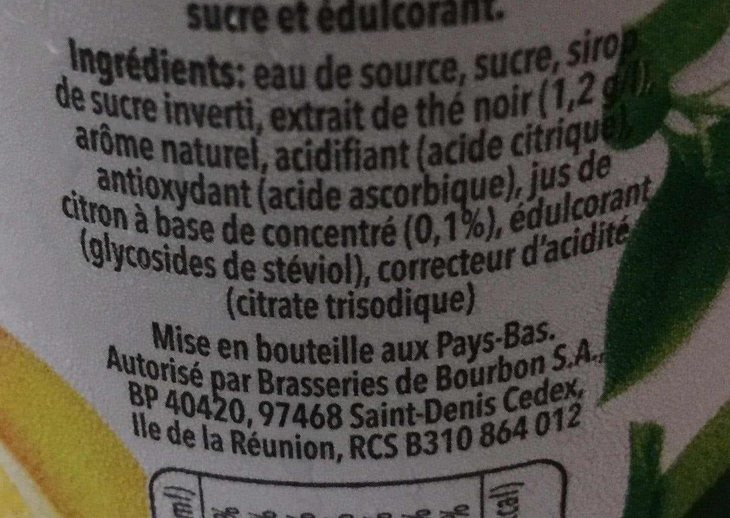Open Food Facts Tezi Tea Citron packshot