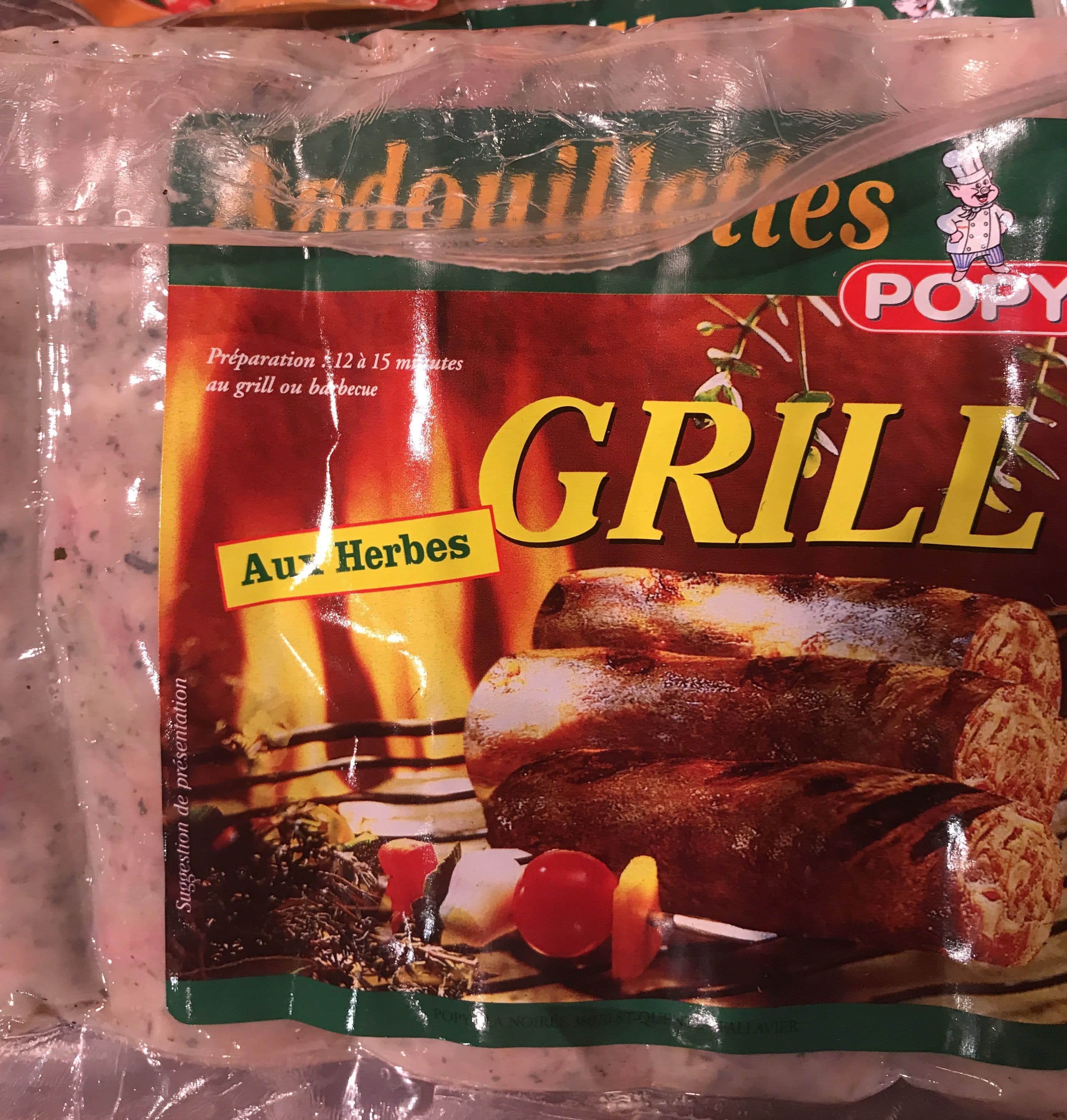 Popy Andouillettes Grillées aux Herbes packshot