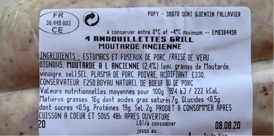 Popy Andouillettes packshot