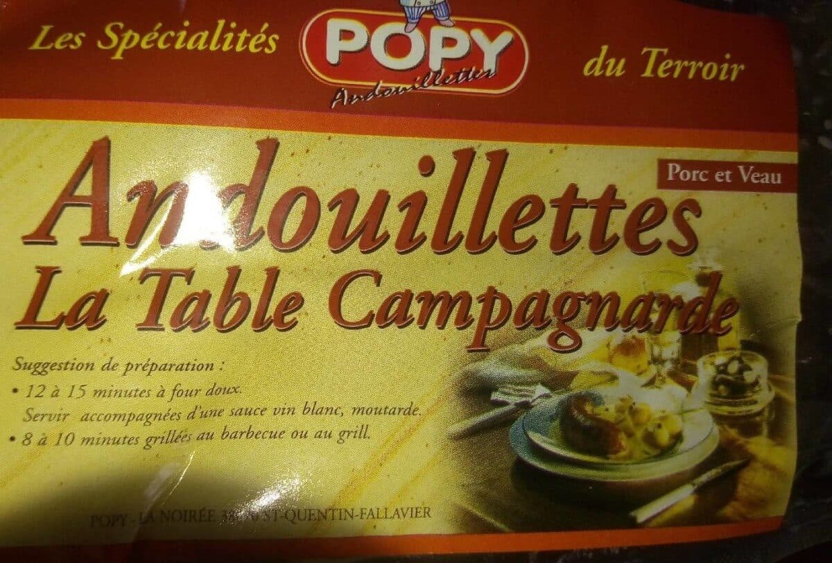 Open Food Facts Andouillette campagnarde packshot