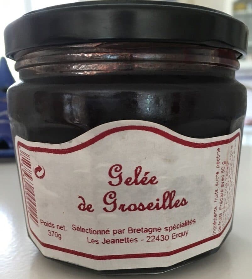 Bretagne Spécialités Gelée de groseilles packshot