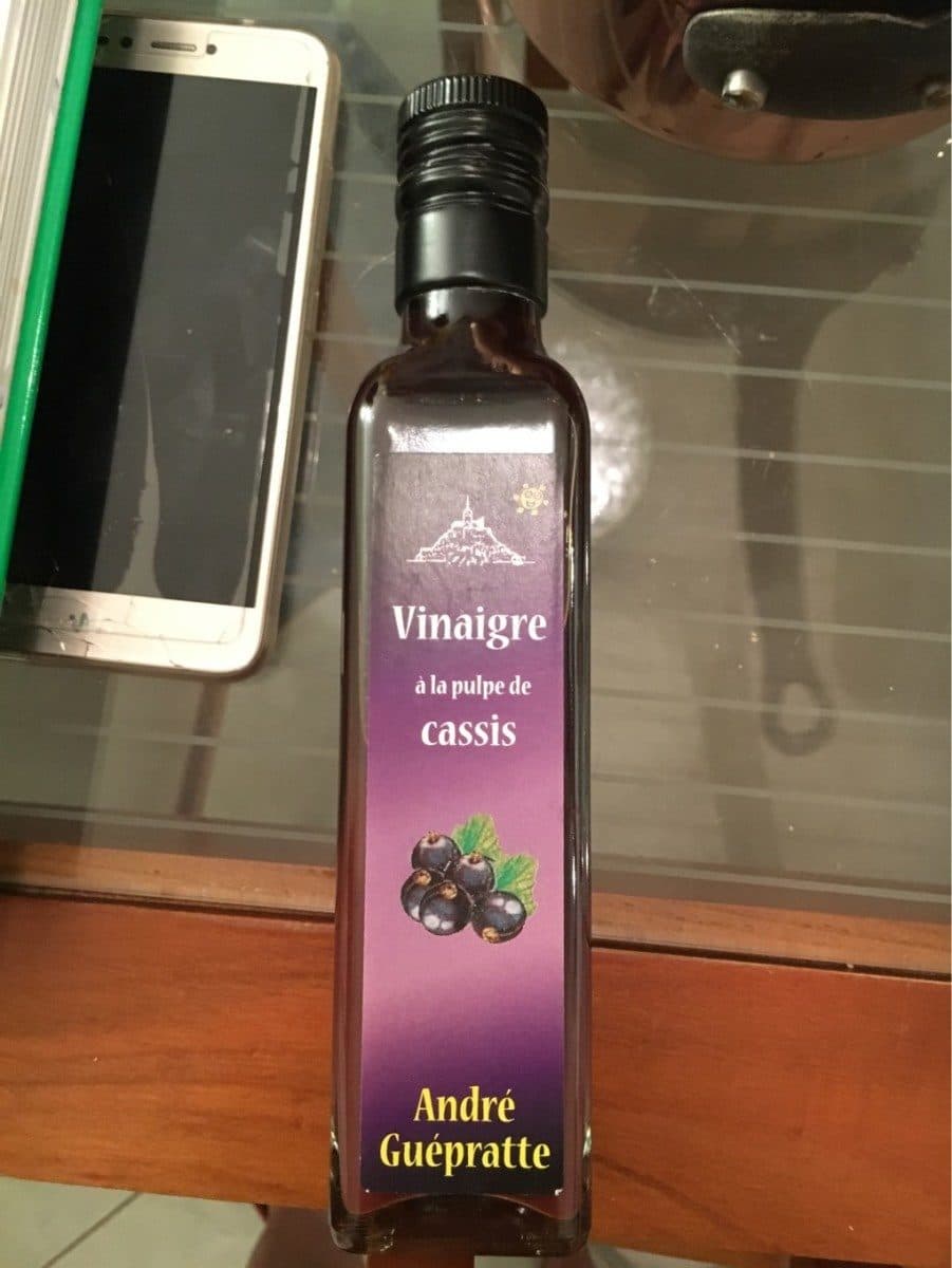 André Guépratte Vinaigre a la pulpe de Cassis packshot