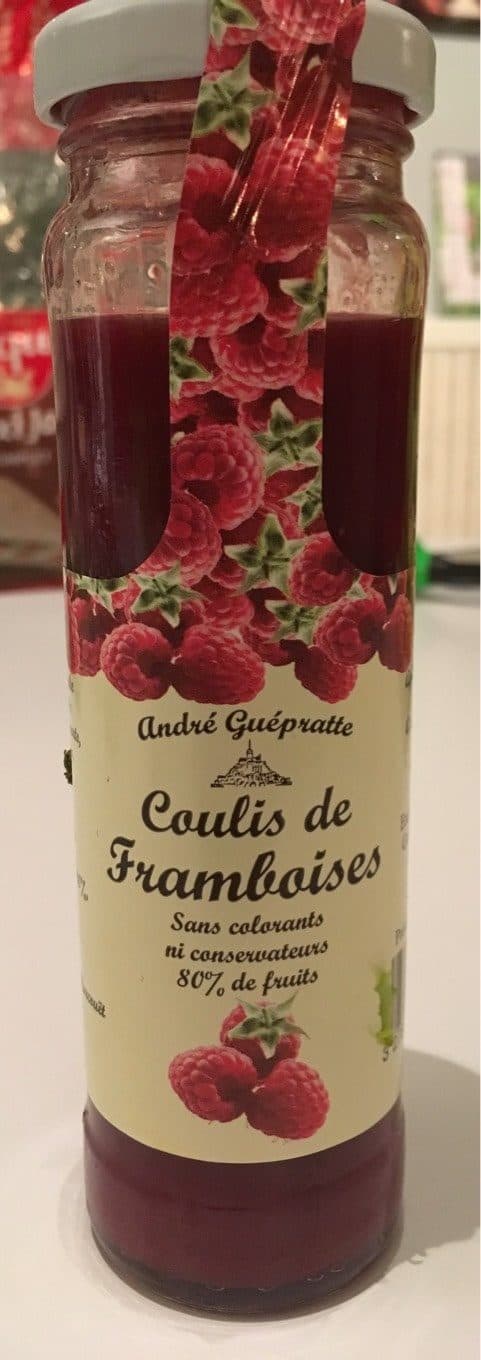 André Guépratte Coulis de framboise packshot