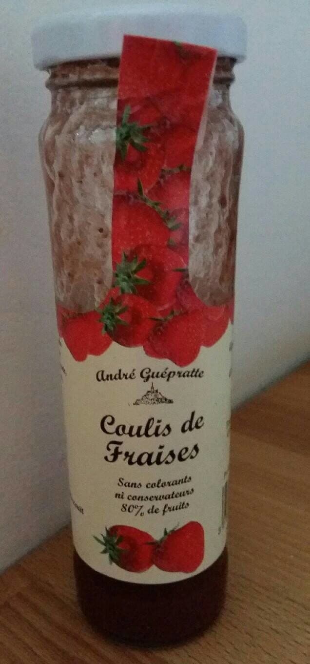 André Guėpratte Coulis de fraises packshot