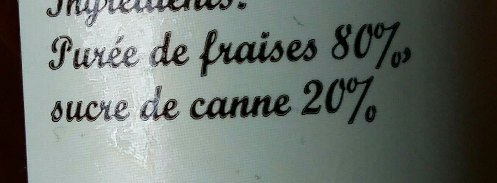 André Guėpratte Coulis de fraises packshot