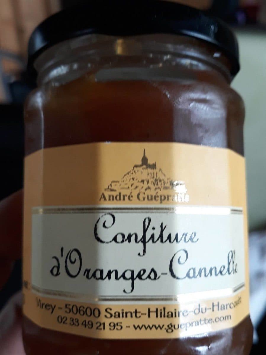 André Guépratte Confiture oranges cannelle packshot
