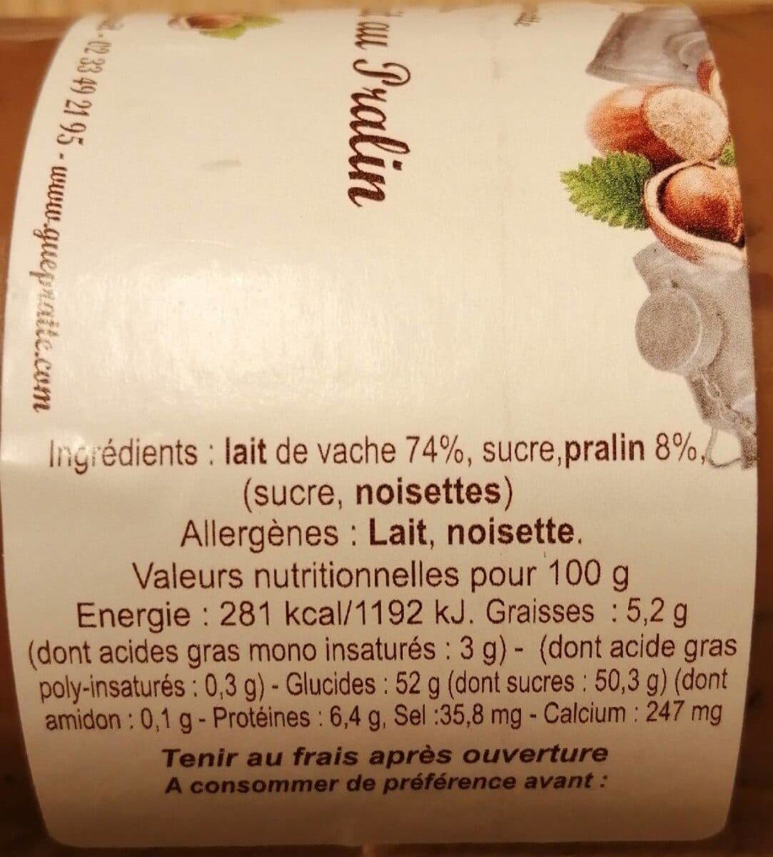 André Guépratte Confiture de lait au pralin packshot