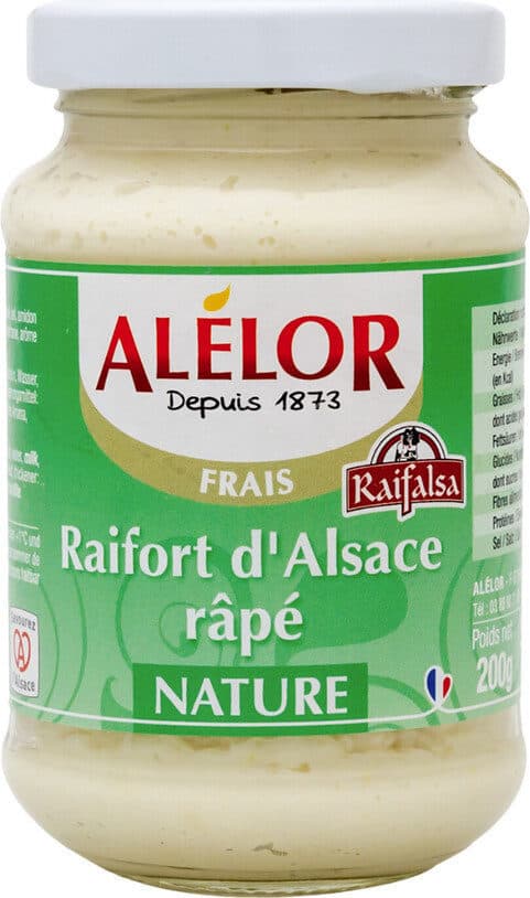 raifalsa Raifort d'Alsace râpé Nature packshot