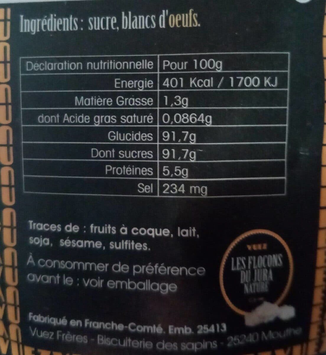 Open Food Facts Les flocons du Jura nature packshot
