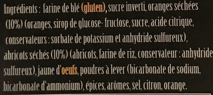 Vuez Croquants du Jura orange et abricot packshot