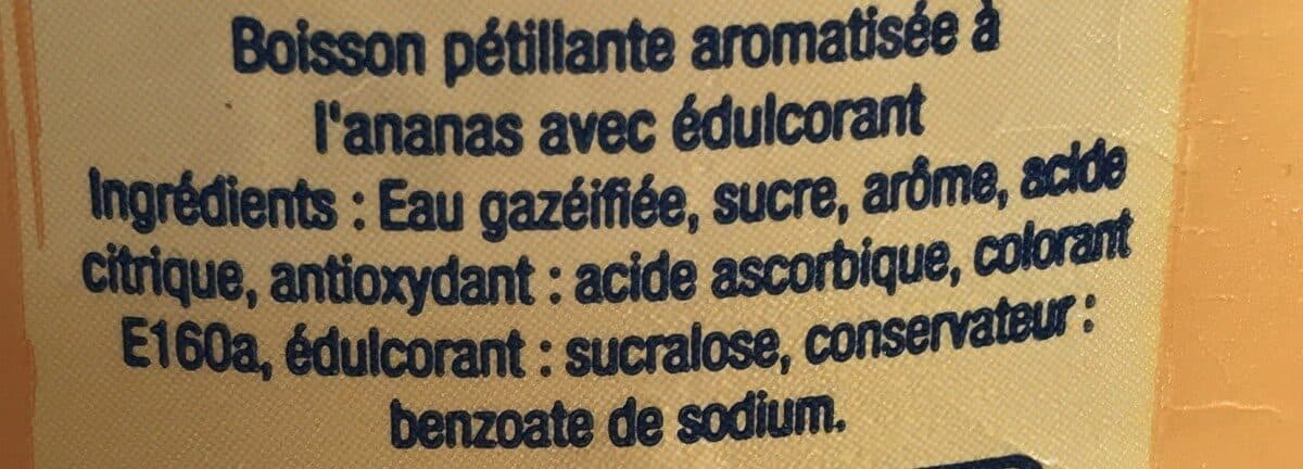 Open Food Facts Limonade ananas 2 litres packshot