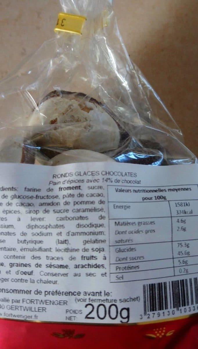 Fortwenger Ronds glacés chocolatés packshot