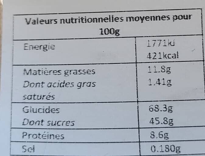 Fortwenger Barquette or petits gâteaux alsaciens packshot