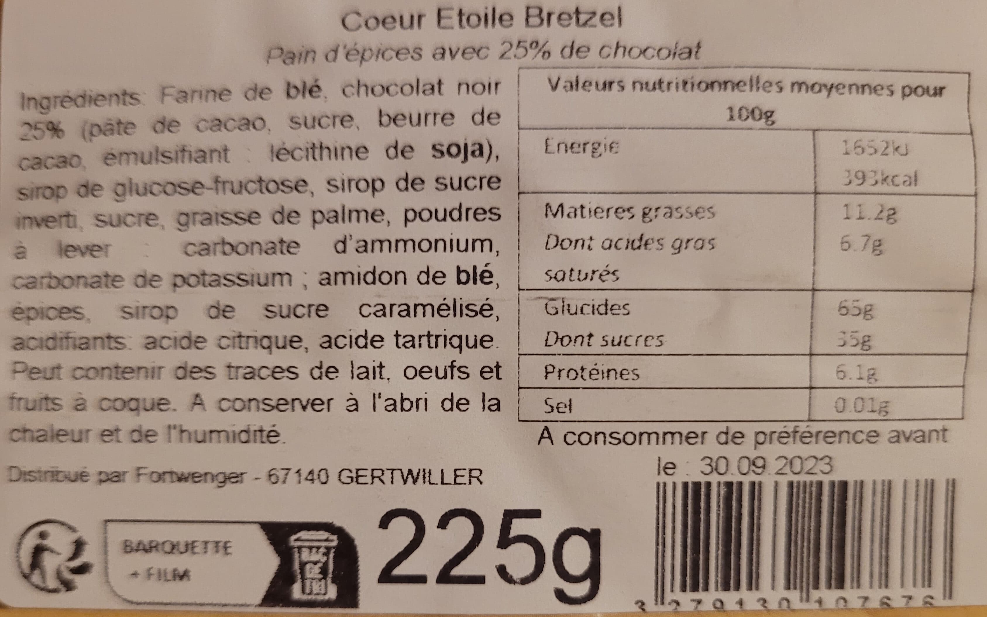 Fortwenger Coeur etoile bretzel packshot