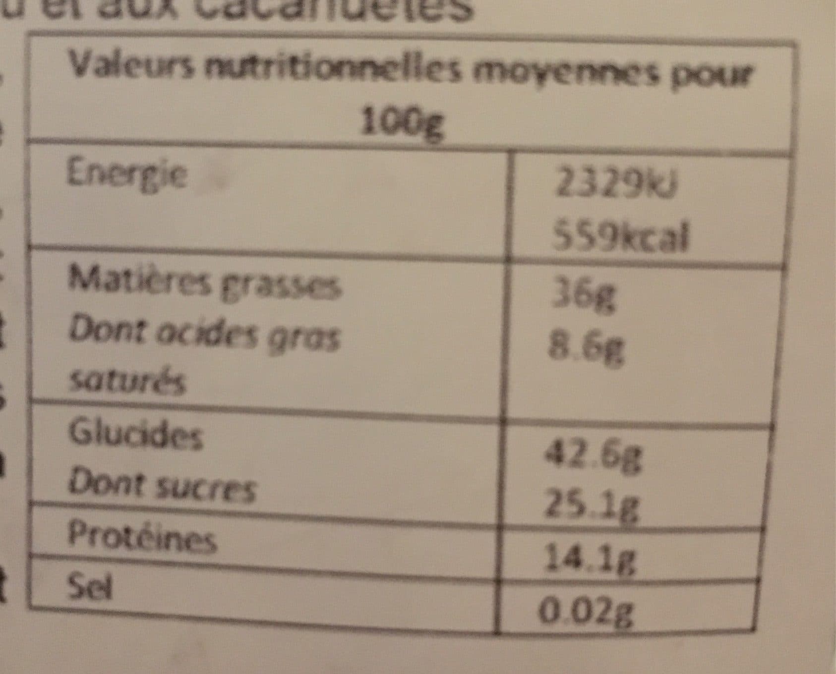 Fortwenger Palets aux noix de Cajou packshot