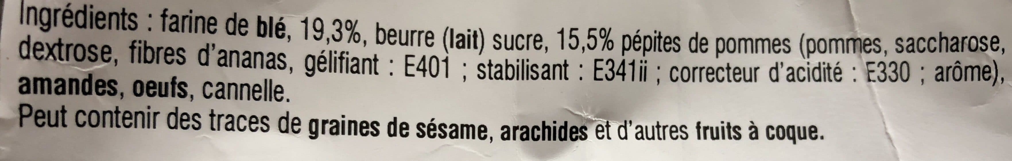 Biscuiterie de l'oncle Hansi Streusel aux pommes packshot