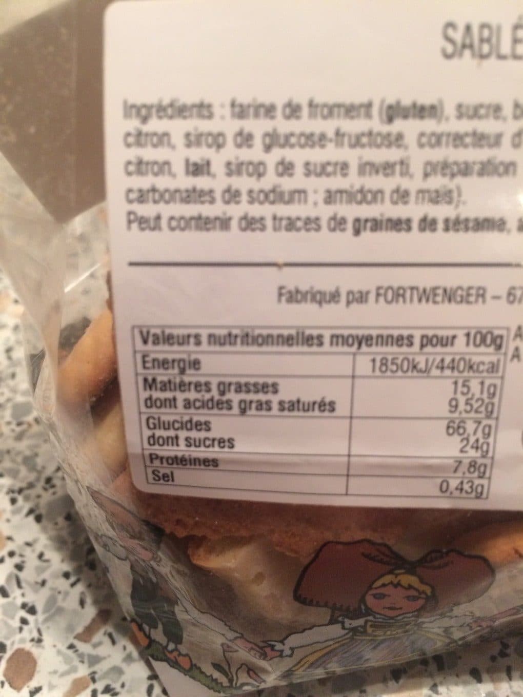 La Biscuiterie De L Oncle Hansi Sables au citron packshot