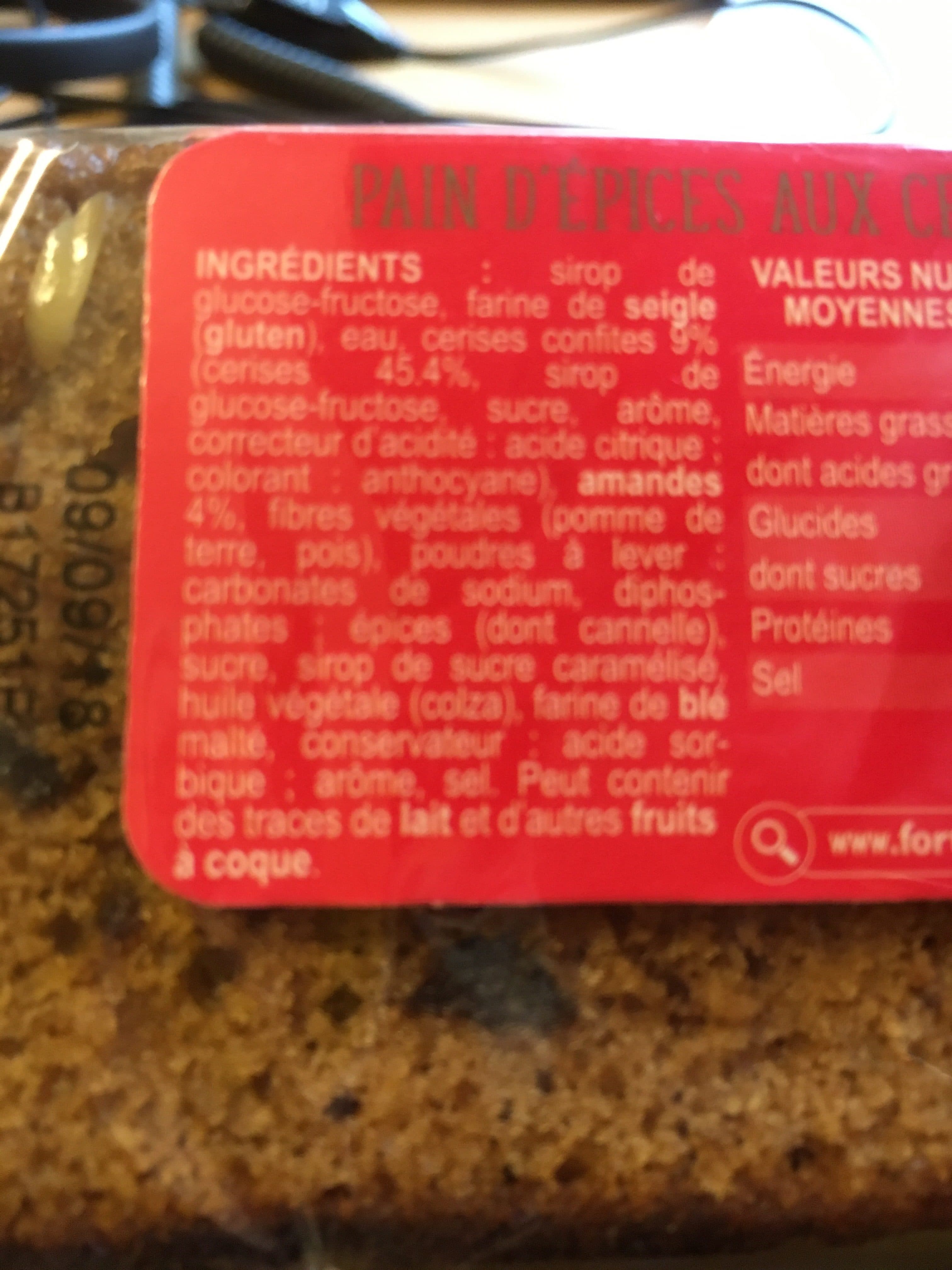 Fortwenger Pain d’épices aux cerises et flocons d’avoine packshot