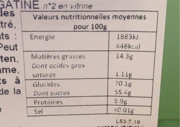 Fortwenger Oeuf nougatine packshot