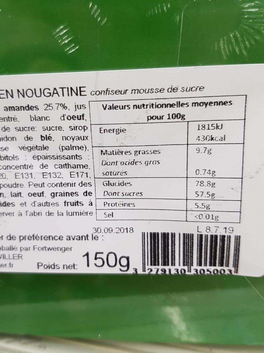 Fortwenger Véritable nougatine artisanale packshot