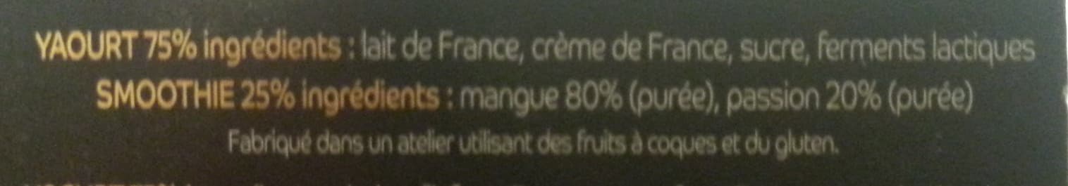 La fermiere My Smoothie Yogurt, Mangue-Passion packshot