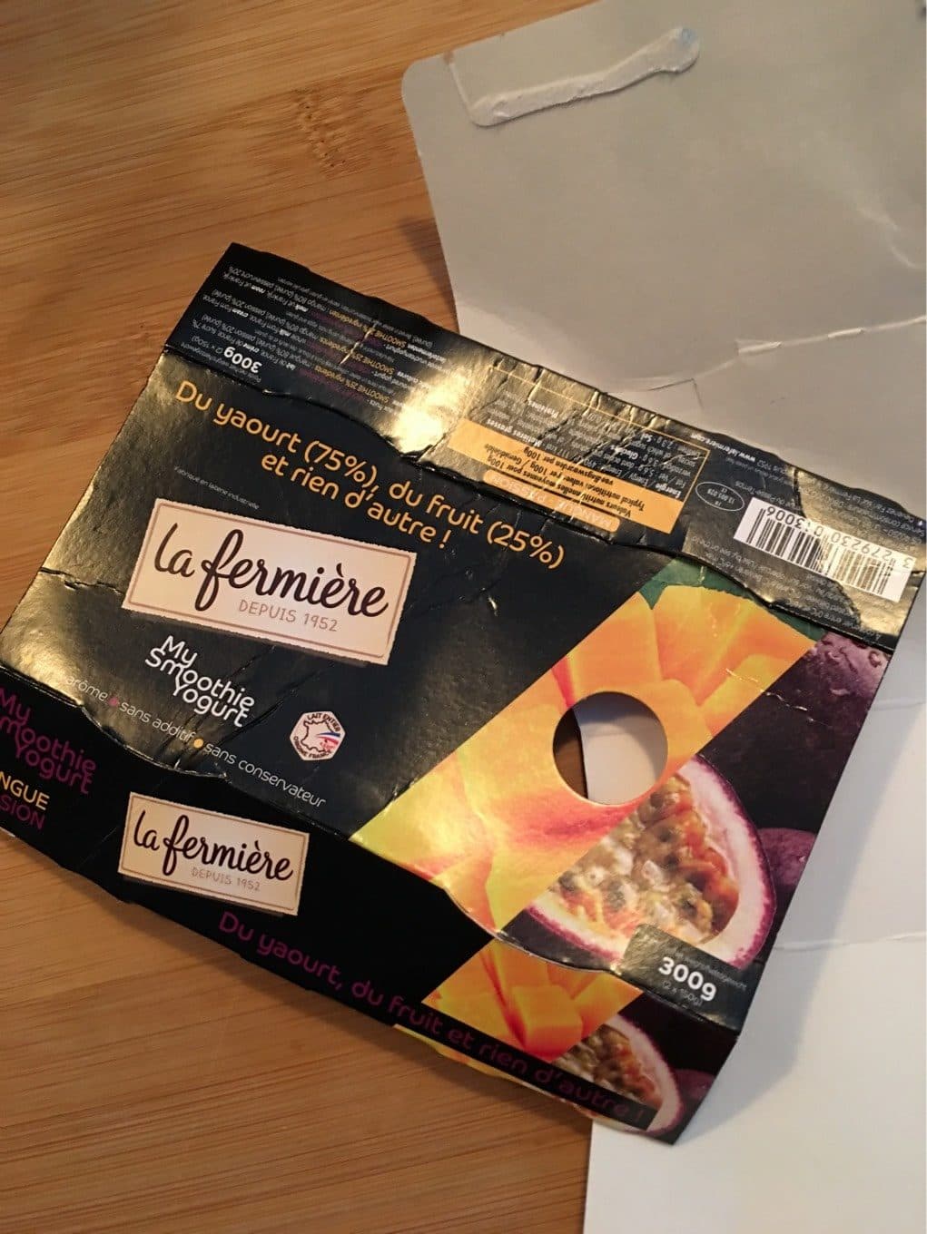 La fermiere My Smoothie Yogurt, Mangue-Passion packshot