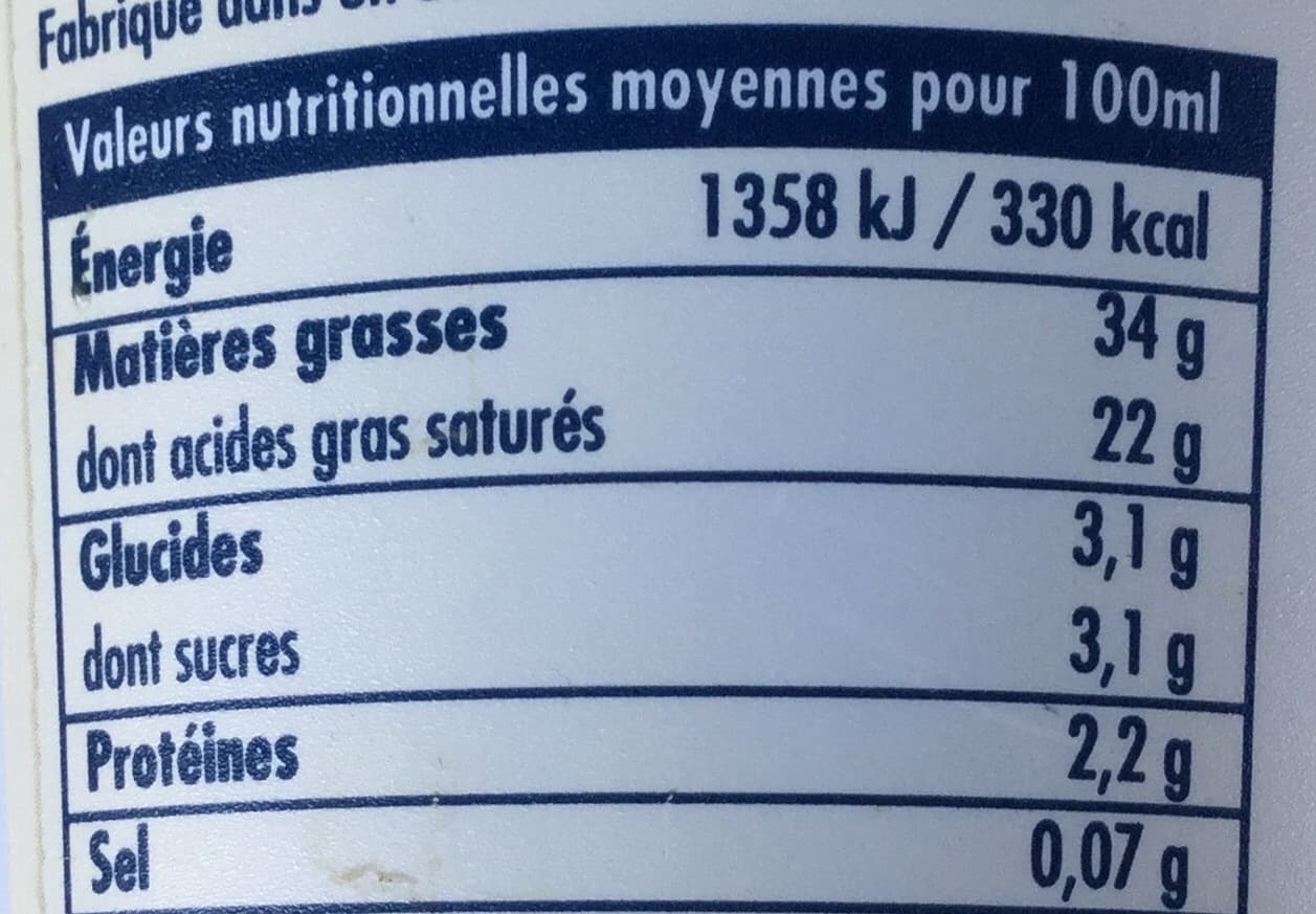 La Fermière Crème fraîche epaisse entière packshot