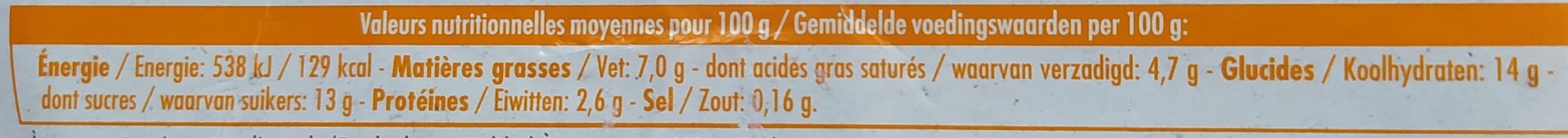 La Fermière Yaourt Brassé Pêche Mangue sur lit aux fruits 2x160g packshot