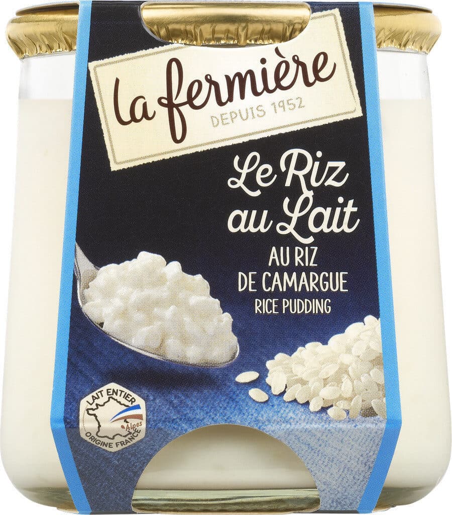 La fermiere Riz au lait NATURE packshot