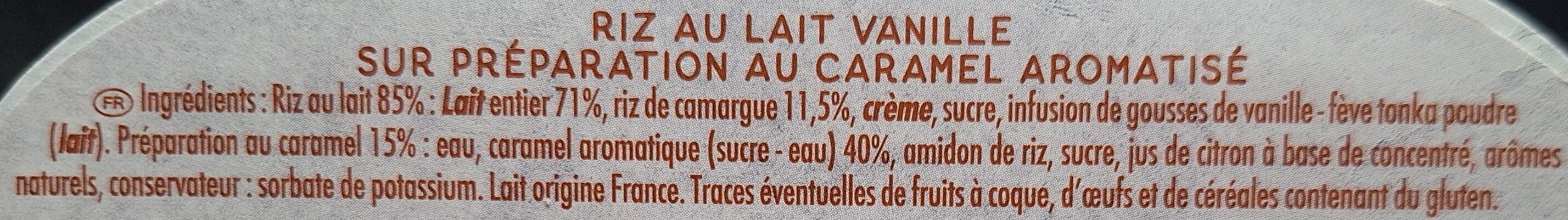 La Fermière Le Riz au Lait à la vanille sur lit au caramel 2x160g packshot