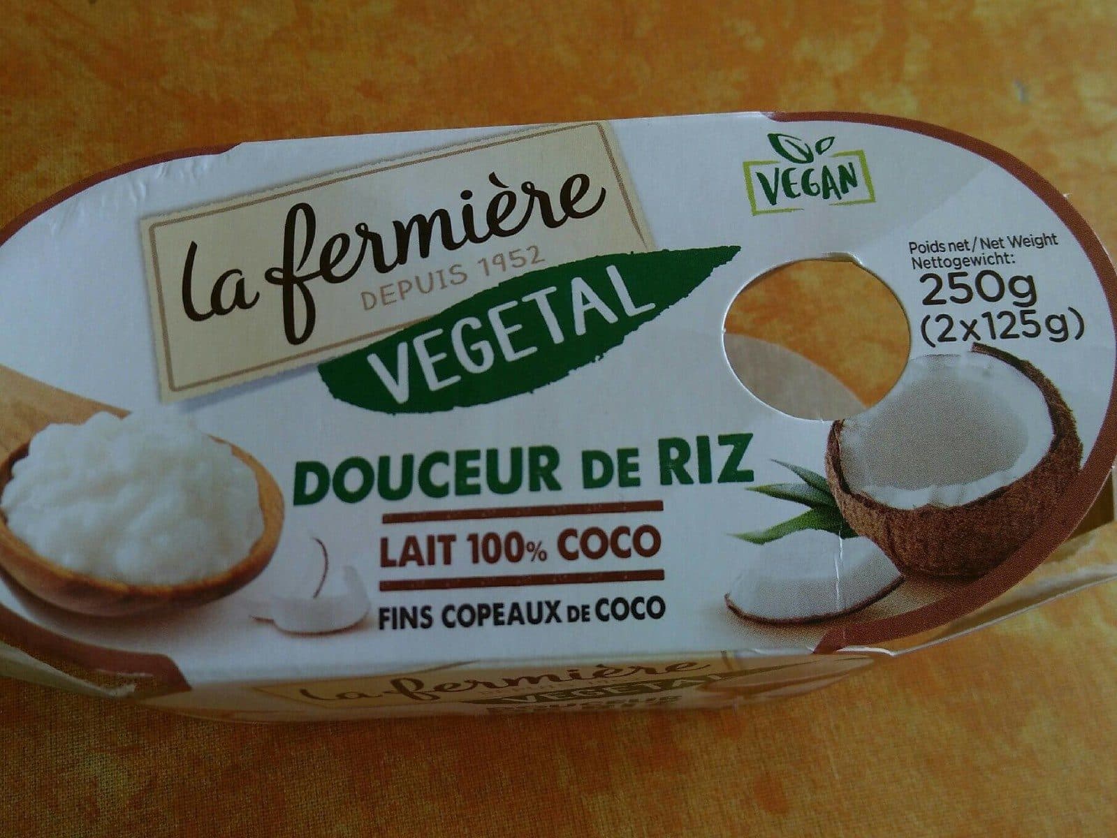 La fermière Douceur de riz vegetal packshot