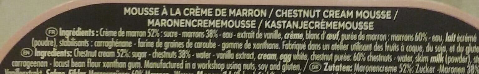 La Fermière Mousse à la crème de marron packshot