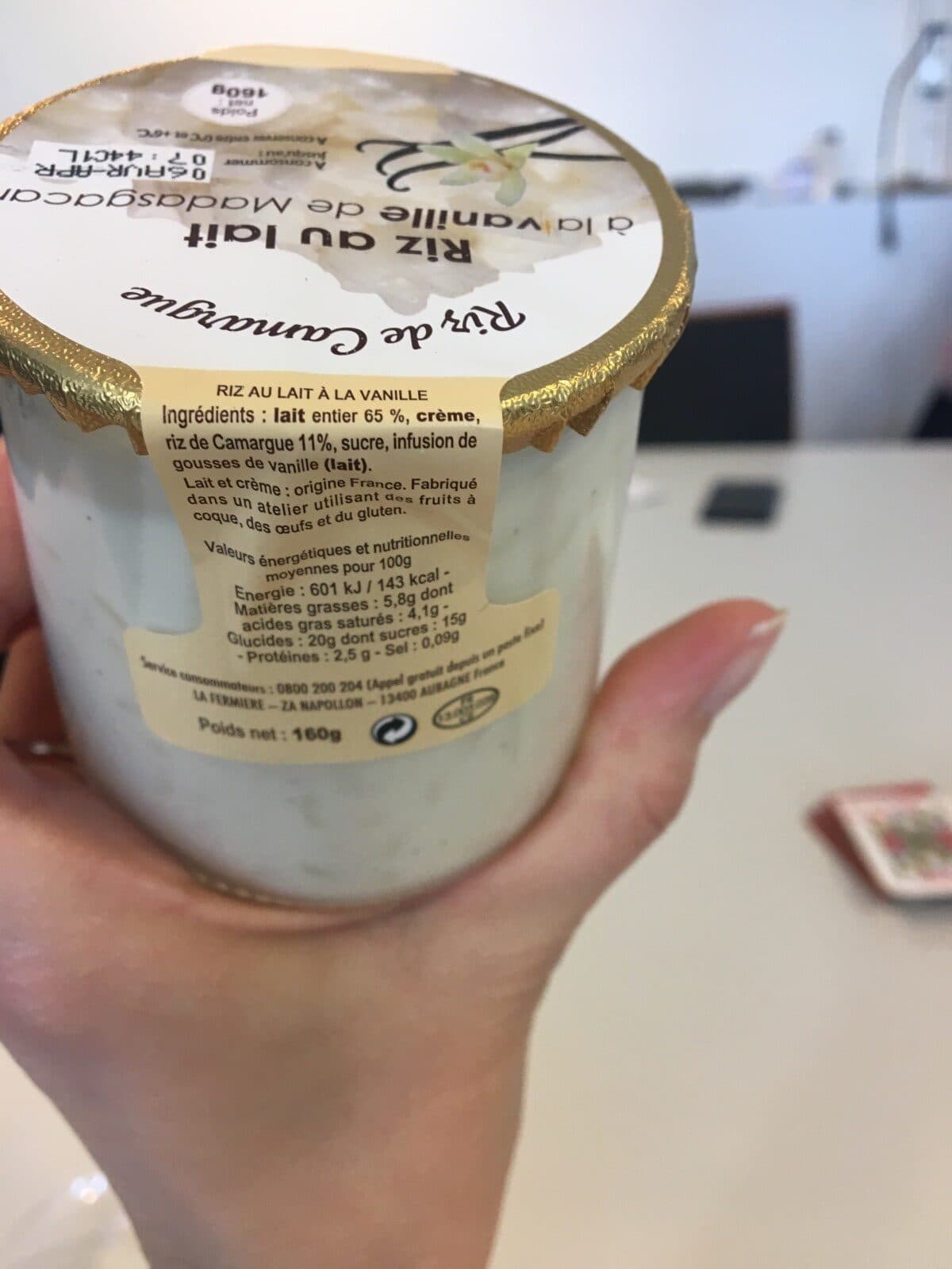 La fermière Riz au lait packshot