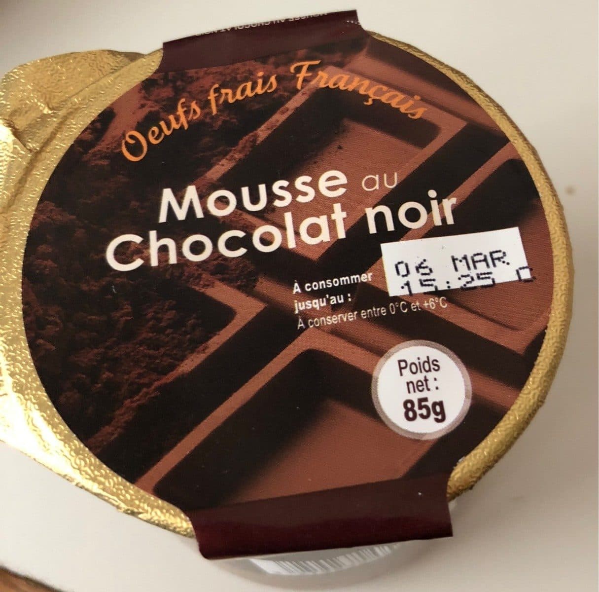 La fermiere Mousse au chocolat noir packshot