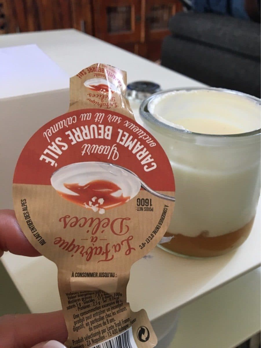 la fabrique à délices Yaourt caramel beurre salé packshot