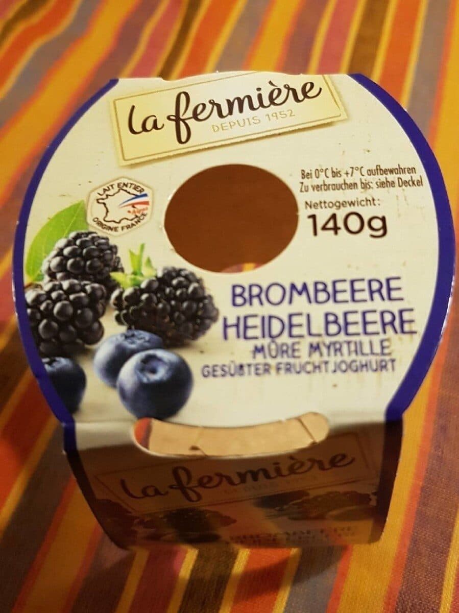 La fermière Joghurt Brombeere Heidelbeere packshot