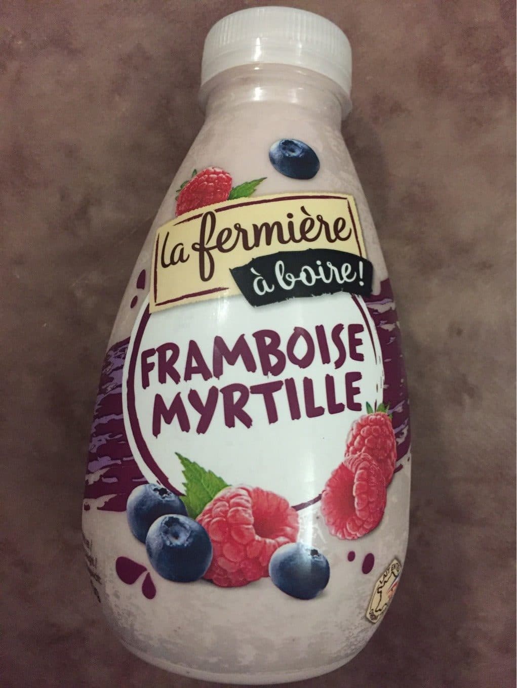 La Fermière Framboise Myrtille packshot