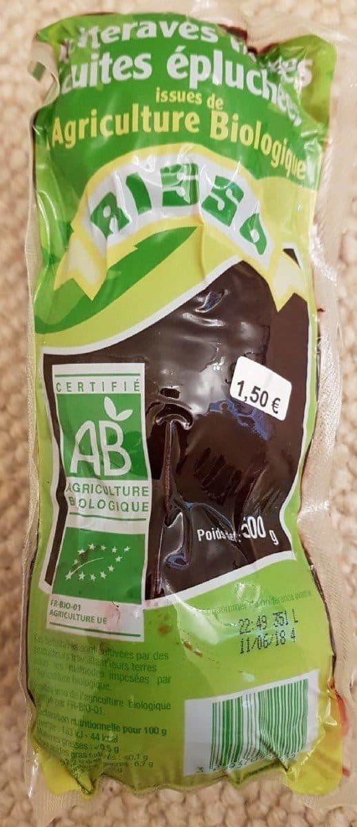 Risso Betteraves Rouges Cuites épluchées packshot